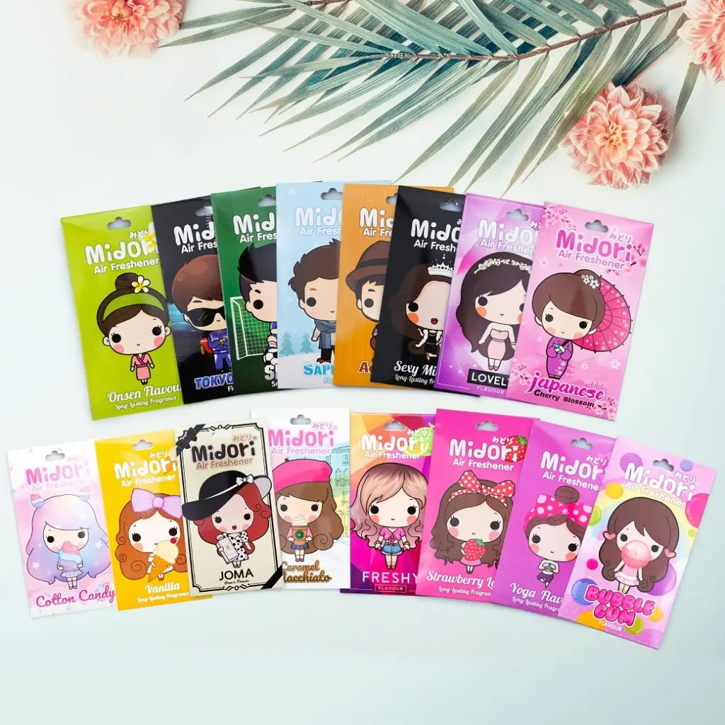 รวมมิตรแผ่นน้ำหอม Midori