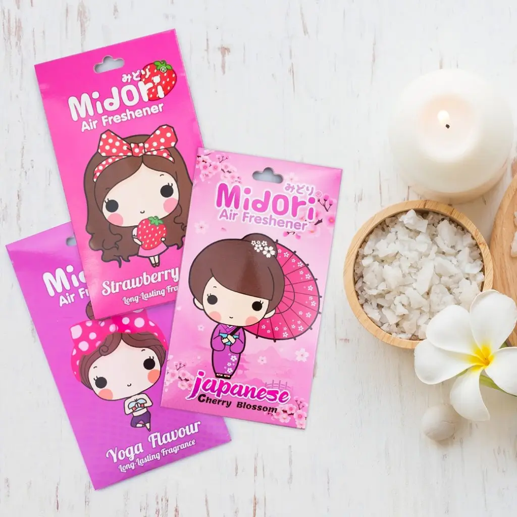 แผ่นน้ำหอมปรับอากาศ Midori