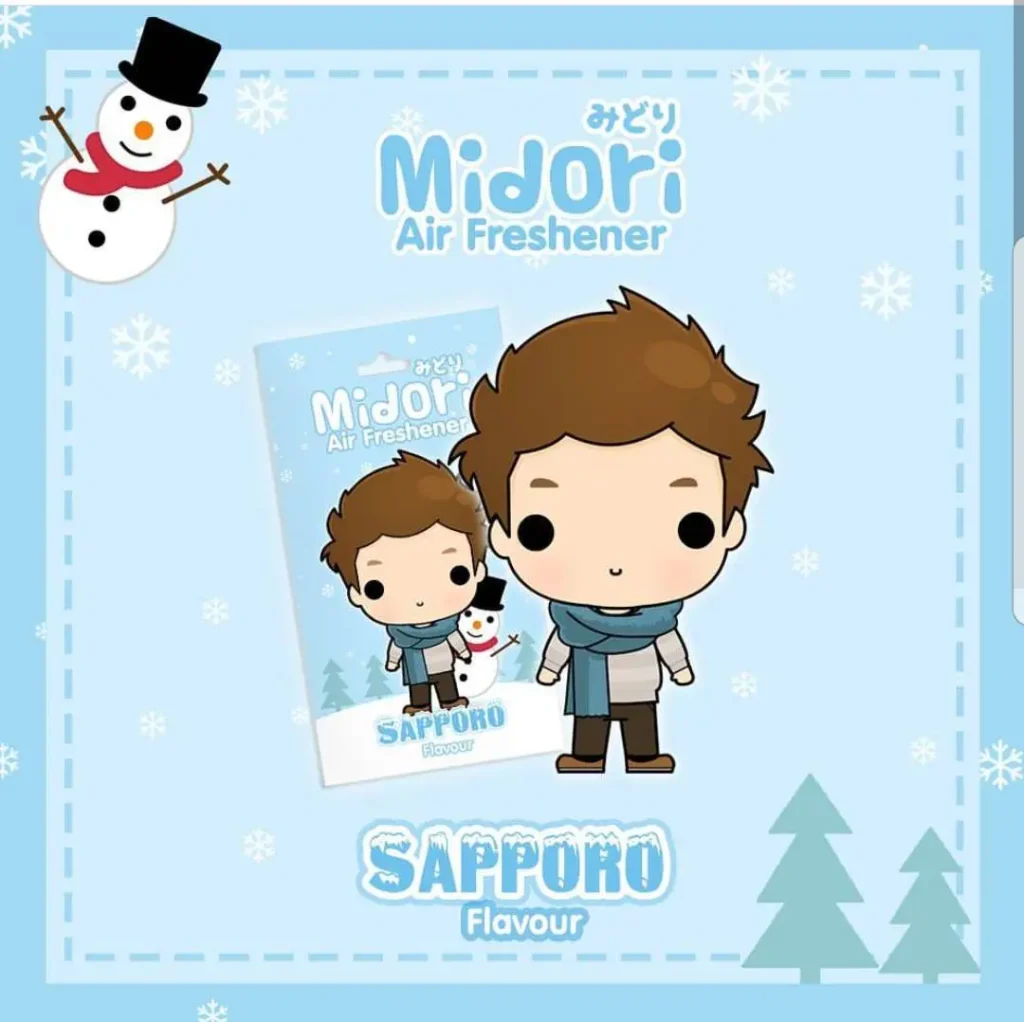 แผ่นน้ำหอม มิโดริ กลิ่น ซัปโปรโร (Midori Air Freshener Sapporo)